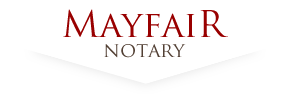 MayFair Notary Logo